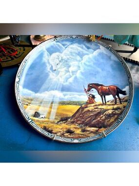 VINTAGE Valley of the Sacred 3rd Plate in the Legend of the White Buffalo 🦬 Art